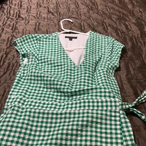 Banana Republic: Gingham Dress -Size 8
